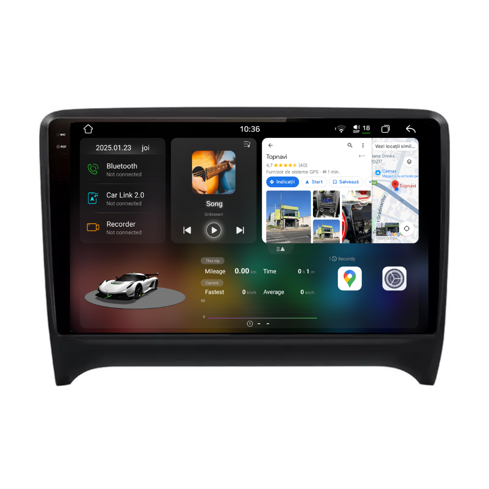 Navigatie Audi TT (2006-2014) Android, 9", Carplay / Android Auto