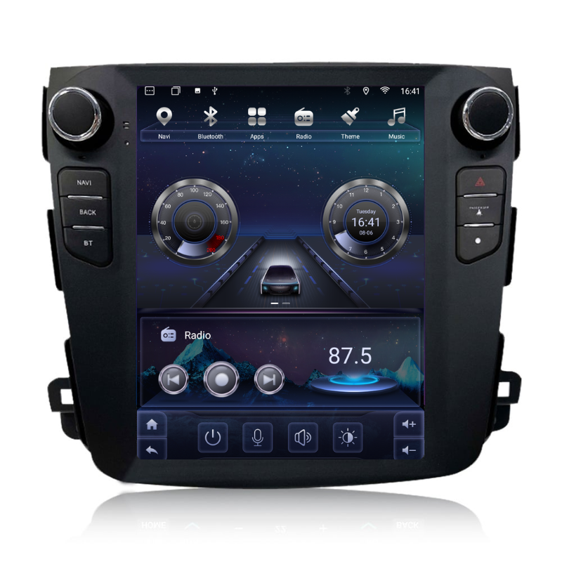 Navigatie Mitsubishi Outlander (2008-2012), Ecran tip tesla 9,7 inch, Carplay / Android auto, Youtube, Waze