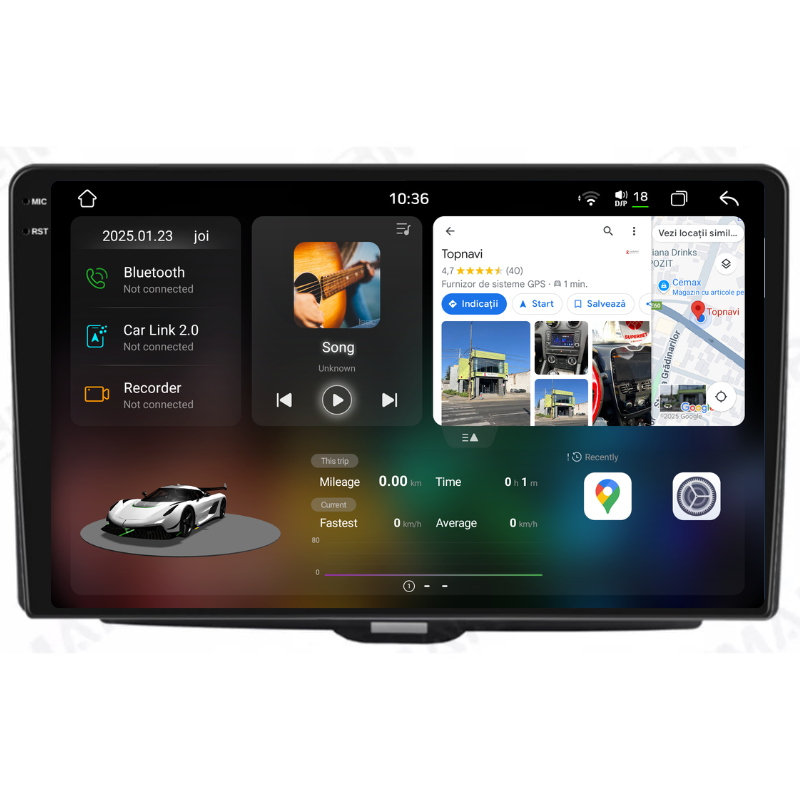 Navigatie Alfa Romeo Giulietta (2014-2020), Ecran 9 inch, Carplay / Android auto, Youtube, Waze