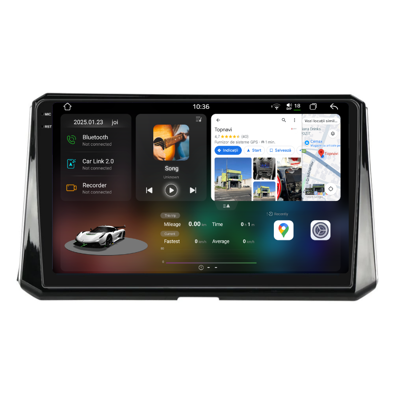 Navigatie Toyota Corolla (2018+), Ecran 9 inch, Carplay / Android auto, Youtube, Waze