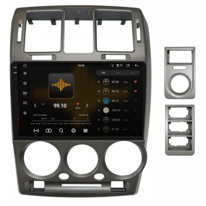 Navigatie Hyundai Getz (2002-2011), Ecran 9 inch, Carplay / Android auto, Youtube, Waze