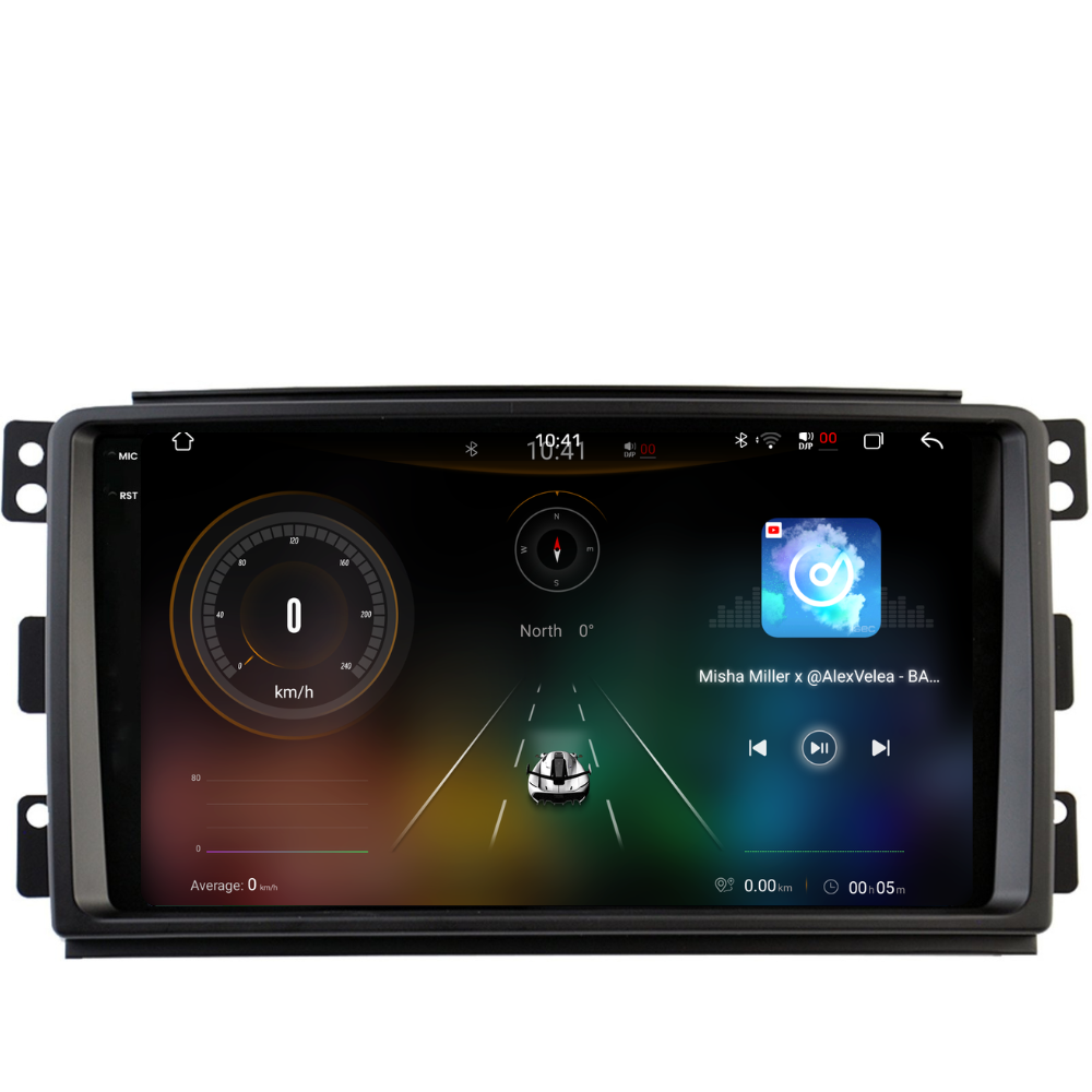 Navigatie Smart For Two / For Four (2005-2010), Android, Ecran 9", Carplay / Android auto