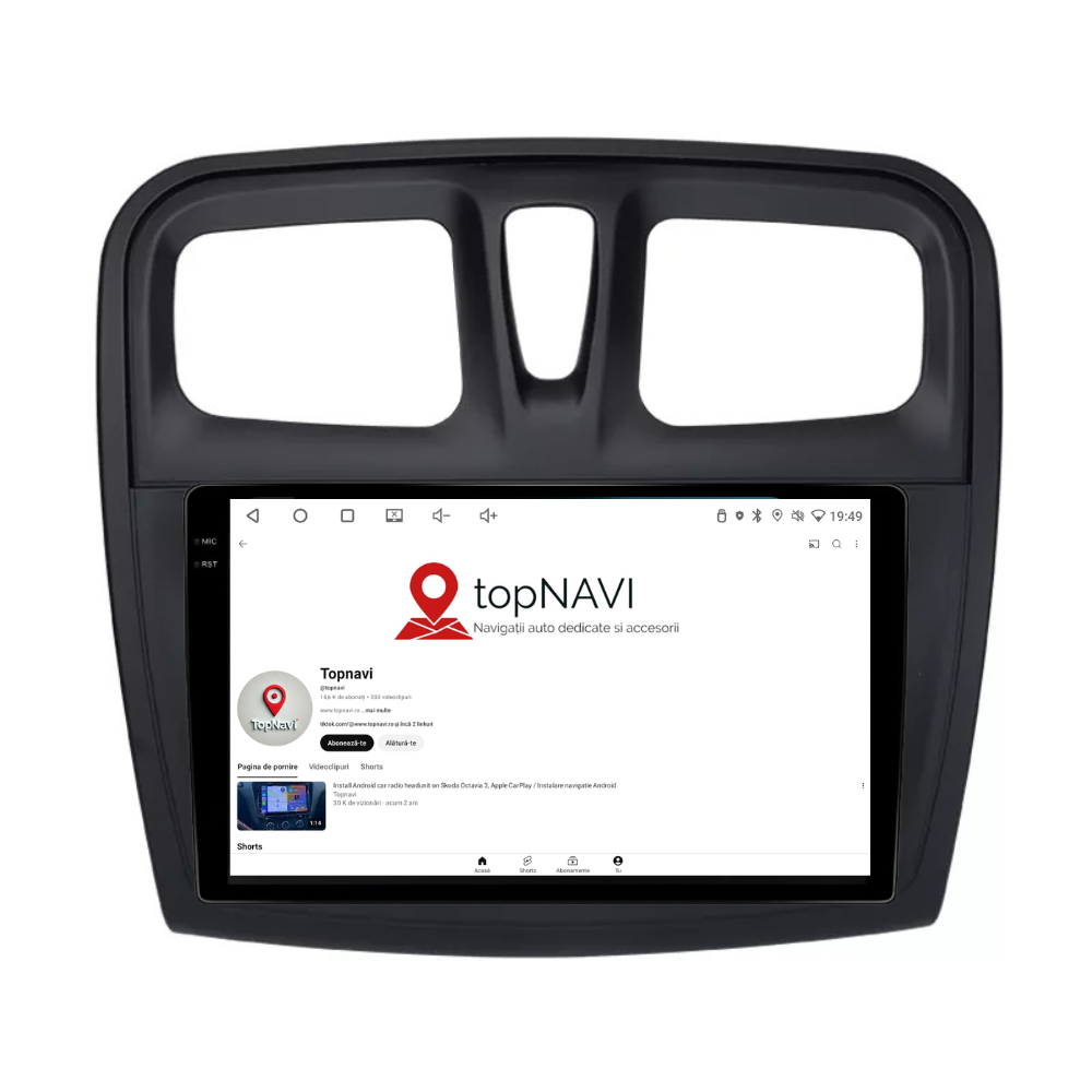 Navigatie Dacia Logan / Sandero 2 (2012-2019) Android, Ecran 9", Carplay / Android auto, model prestige