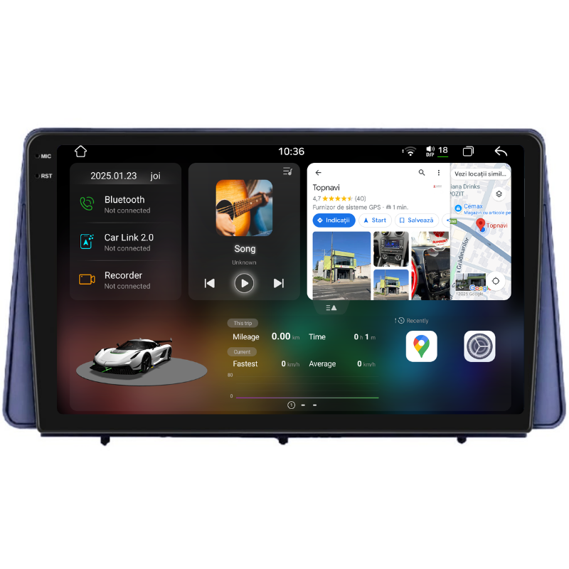 Navigatie Ford Focus 4 (2019+), Ecran 9 inch, Carplay / Android auto, Youtube, Waze