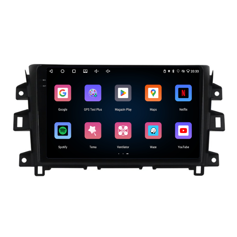 Navigatie Nissan Navara (2015-2022), Ecran 9 inch, Carplay / Android auto, Youtube, Waze