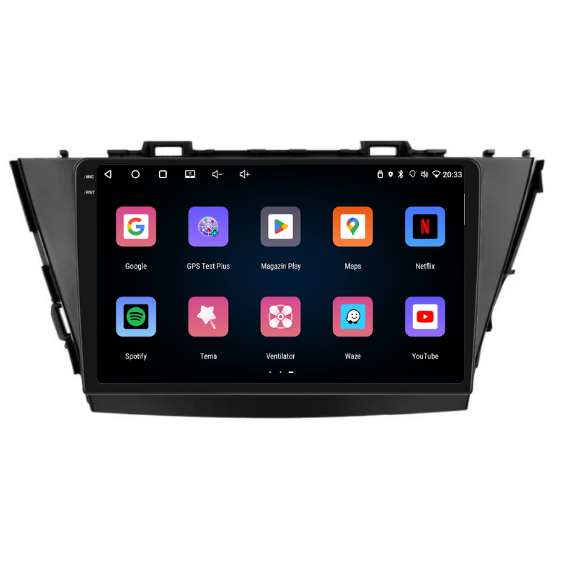 Navigatie Toyota Prius (2013-2015), Ecran 9 inch, Carplay / Android auto, Youtube, Waze