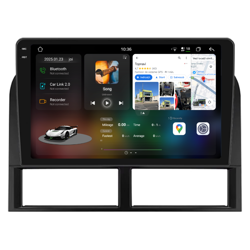 Navigatie Jeep Grand Cherokee (1998-2004), Ecran 9 inch, Carplay / Android auto, Youtube, Waze