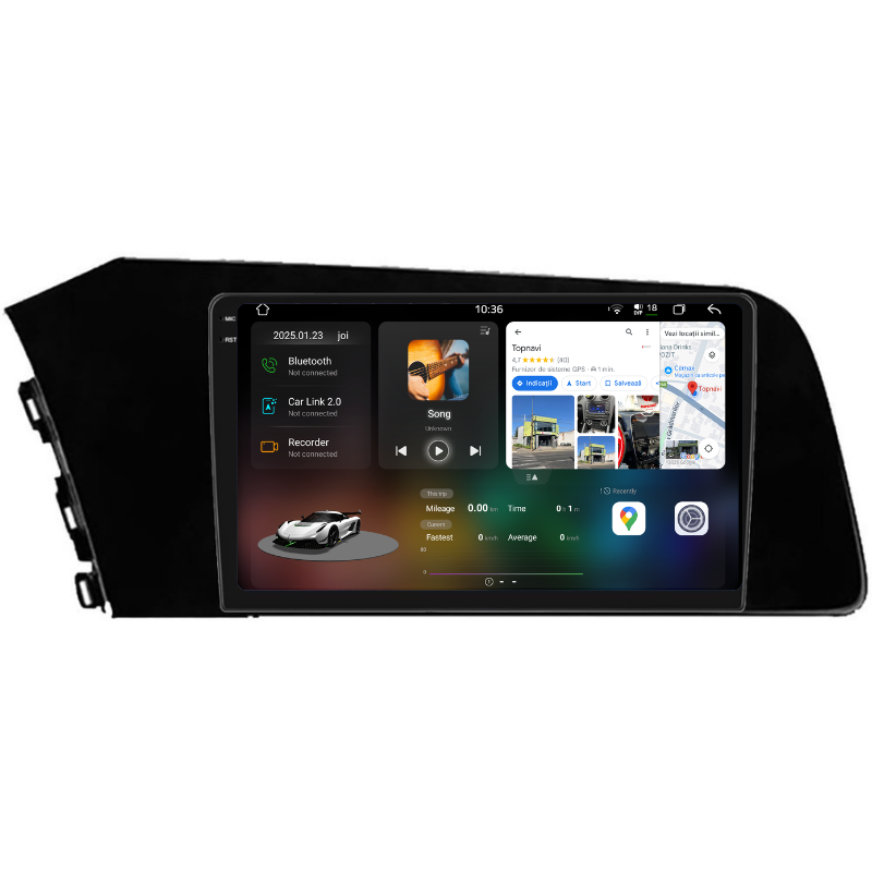 Navigatie Hyundai Elantra (2020+), Ecran 10 inch, Carplay / Android auto, Youtube, Waze