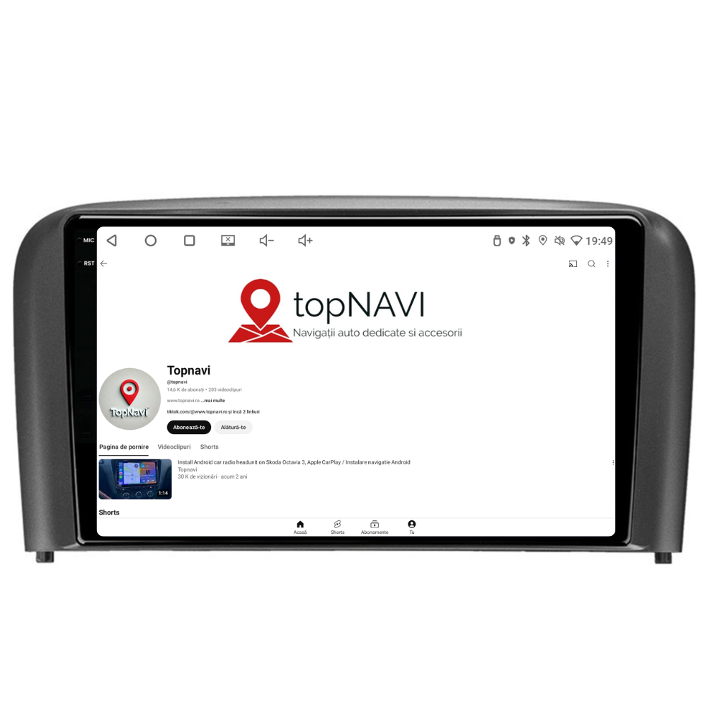 Navigatie Volvo S80 (1998-2004), Ecran 9 inch, Carplay / Android auto, Youtube, Waze