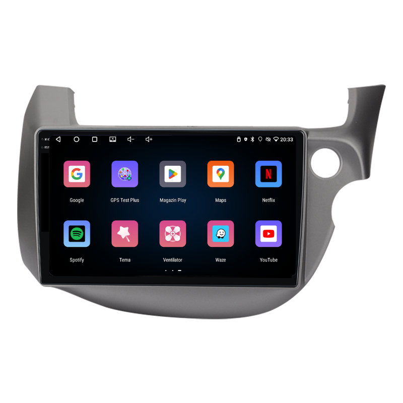 Navigatie Honda Jazz / Fizz (2008-2013), Ecran 10 inch, Carplay / Android auto, Youtube, Waze