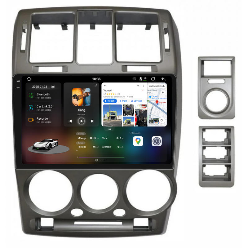 Navigatie Hyundai Getz (2002-2011), Ecran 9 inch, Carplay / Android auto, Youtube, Waze