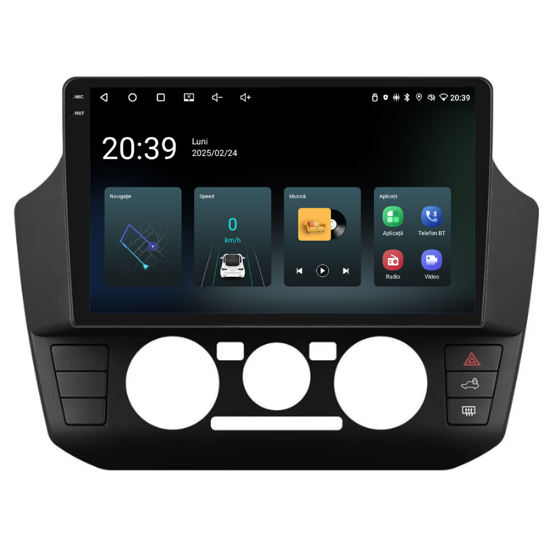 Navigatie Volkswagen Up (2017-2023), Ecran 9 inch, Carplay / Android auto, Youtube, Waze