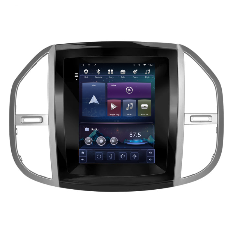 Navigatie Mercedes Vito (2014-2021), Ecran tip tesla 9,7 inch, Carplay / Android auto, Youtube, Waze