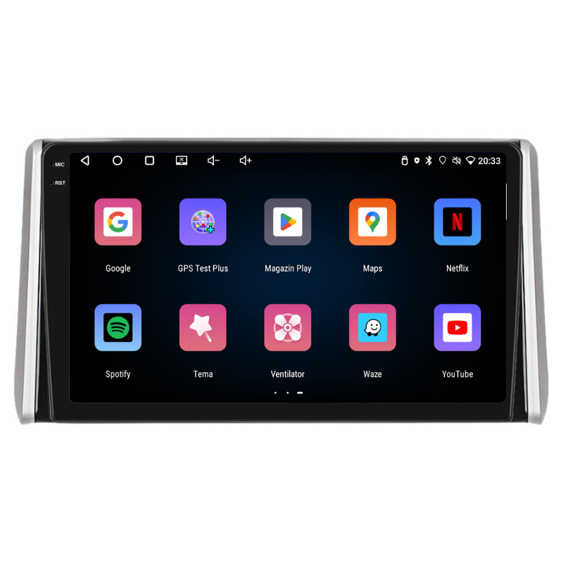 Navigatie Toyota RAV4 (2018+), Ecran 10 inch, Carplay / Android auto, Youtube, Waze