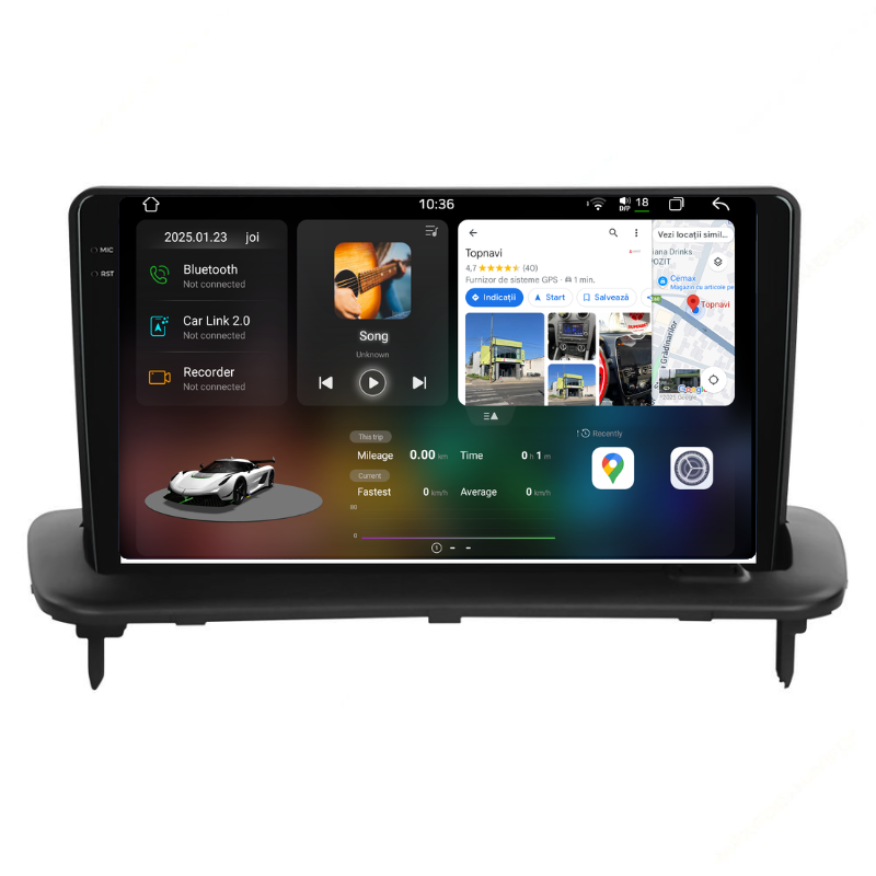 Navigatie Volvo C70 (2004-2012), Ecran 9 inch, Carplay / Android auto, Youtube, Waze