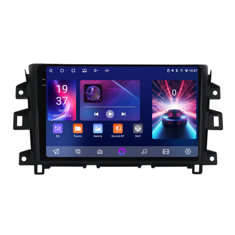 Navigatie Nissan Navara (2015-2022), Ecran 9 inch, Carplay / Android auto, Youtube, Waze