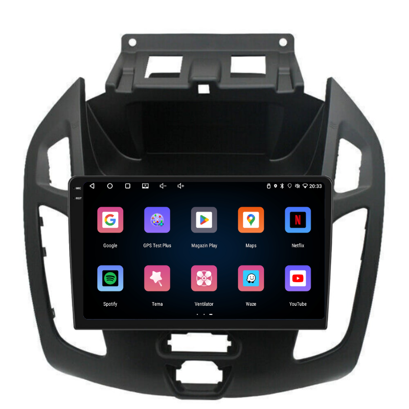 Navigatie Ford Transit Connect (2013-2018), Ecran 9 inch, Carplay / Android auto, Youtube, Waze