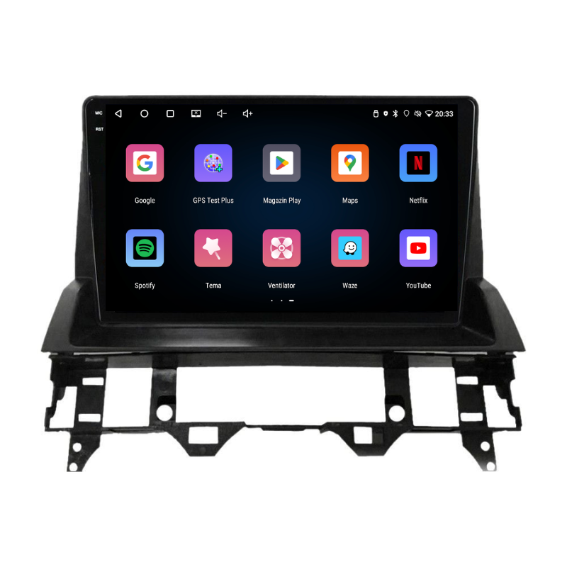 Navigatie Mazda 6 (2002-2008), Ecran 9 inch, Carplay / Android auto, Youtube, Waze