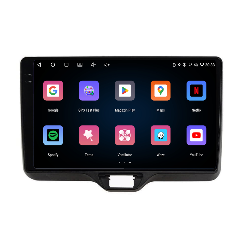 Navigatie Toyota Yaris (2018-2025), Ecran 10 inch, Carplay / Android auto, Youtube, Waze