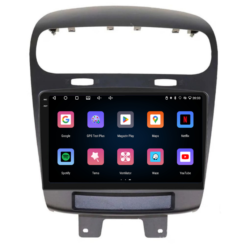 Navigatie Fiat Freemont (2012-2020), Ecran 9 inch, Carplay / Android auto, Youtube, Waze