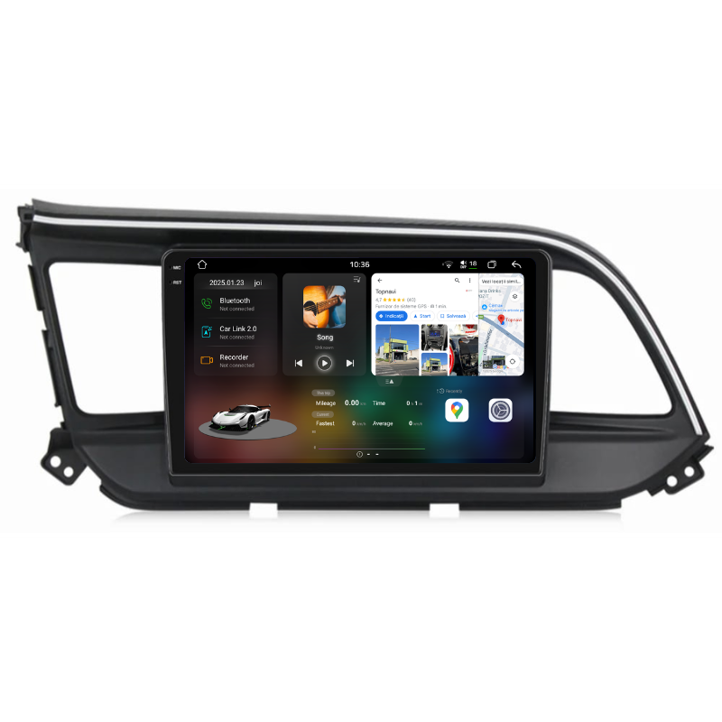 Navigatie Hyundai Elantra (2015-2020), Ecran 9 inch, Carplay / Android auto, Youtube, Waze