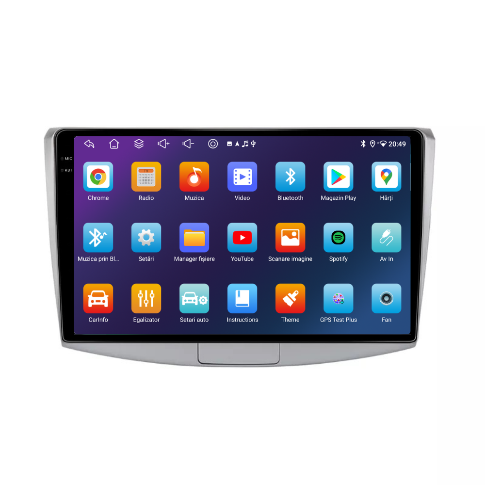 Navigatie volkswagen Passat B6 / B7 / CC (2004-2014), Android, Ecran 10", Carplay / Android auto