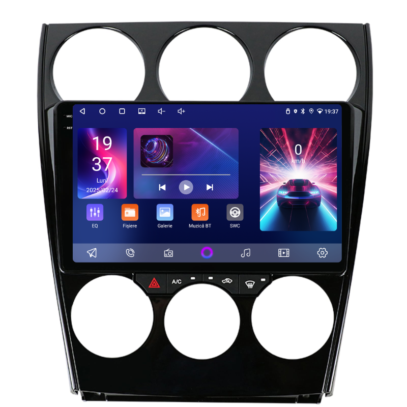 Navigatie Mazda 6 (2002-2008), Ecran 9 inch, Carplay / Android auto, Youtube, Waze