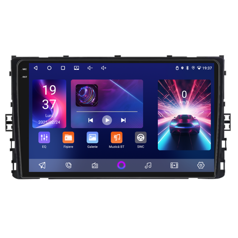 Navigatie Volkswagen T-Cross (2017+), Ecran 9 inch, Carplay / Android auto, Youtube, Waze