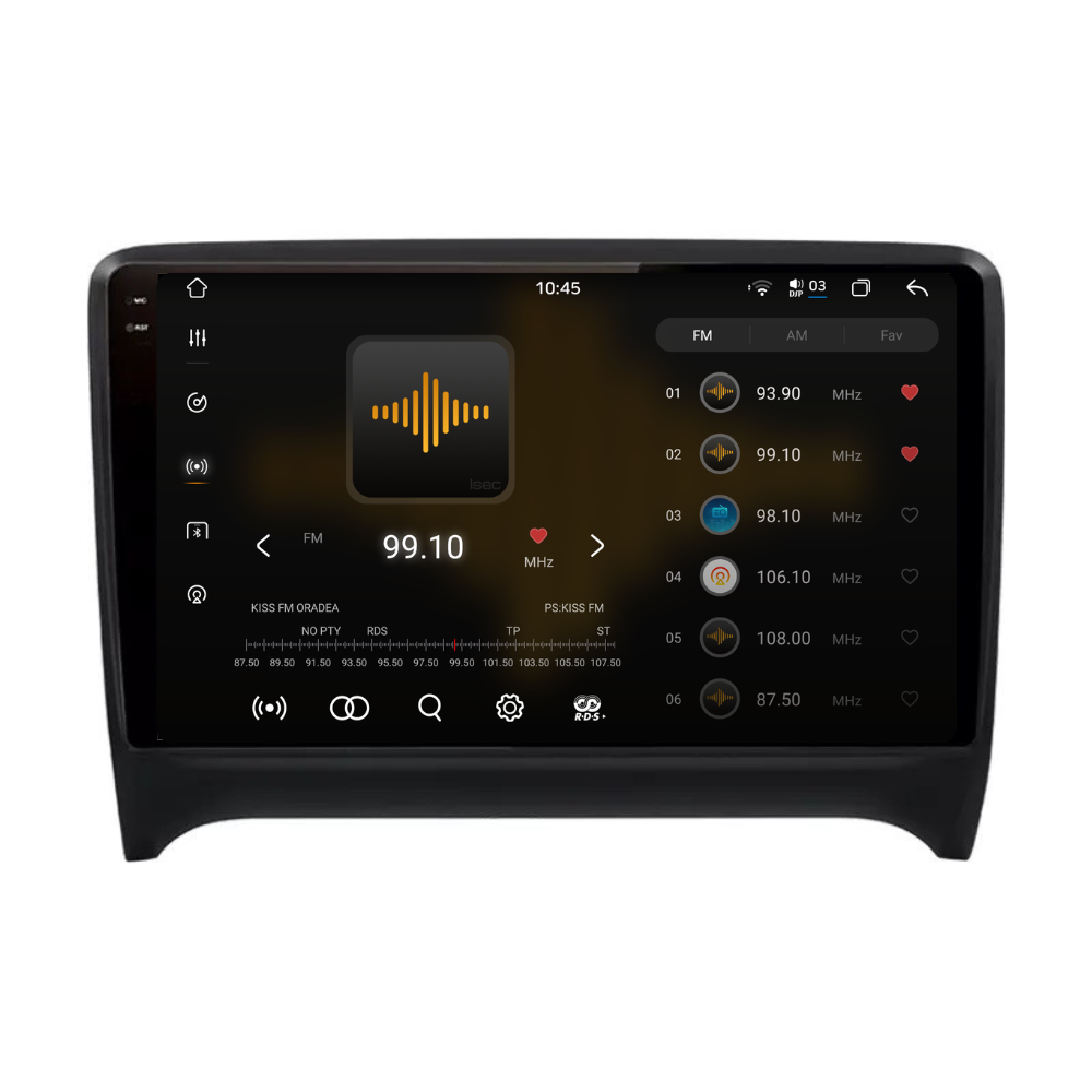 Navigatie Audi TT (2006-2014) Android, 9", Carplay / Android Auto