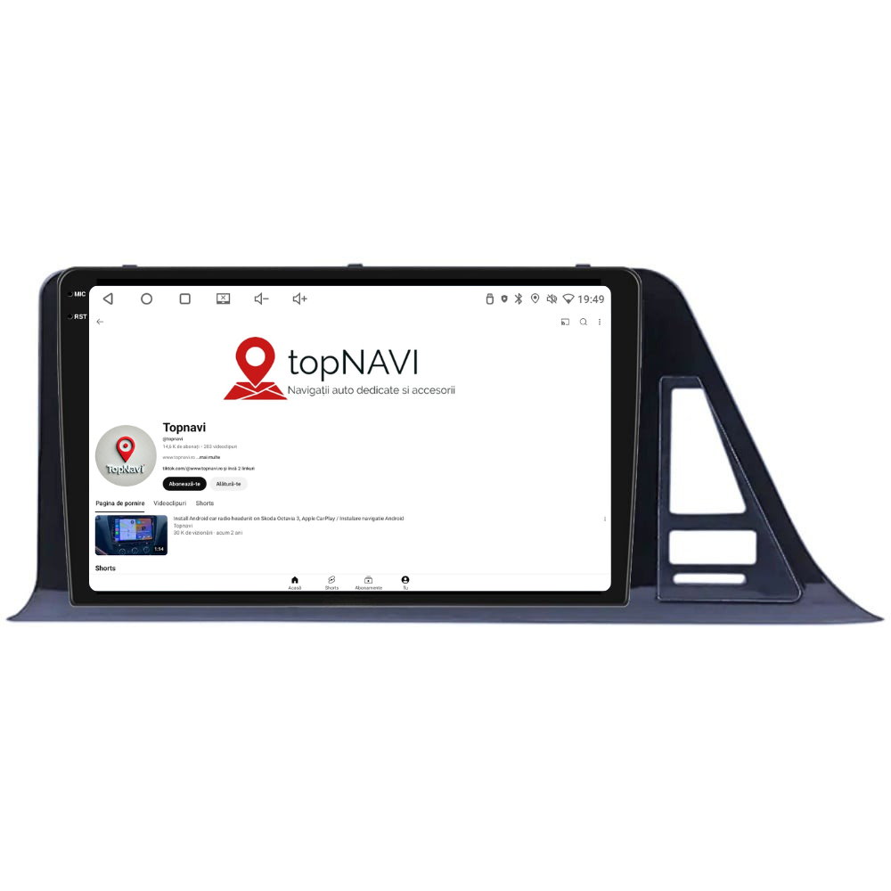 Navigatie Toyota CHR (2016-2020), Ecran 9 inch, Carplay / Android auto, Youtube, Waze