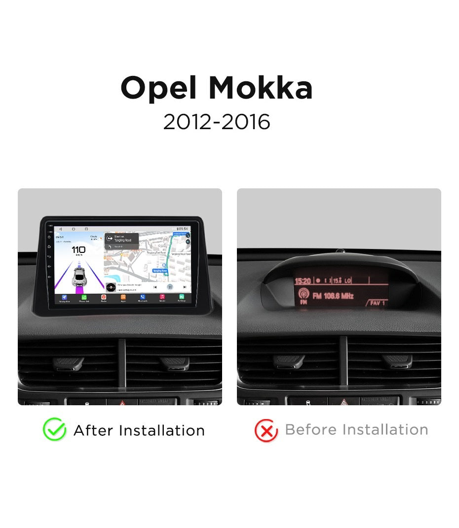 Navigatie Opel Mokka (2012-2016), Ecran 9", Carplay / Android auto
