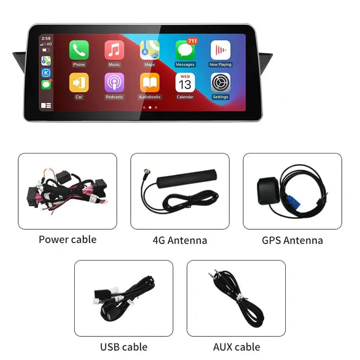 Navigatie Bmw X1 E84 (2009-2015), Android, 4GB 64GB, ecran 12.3 inch, sistem CIC