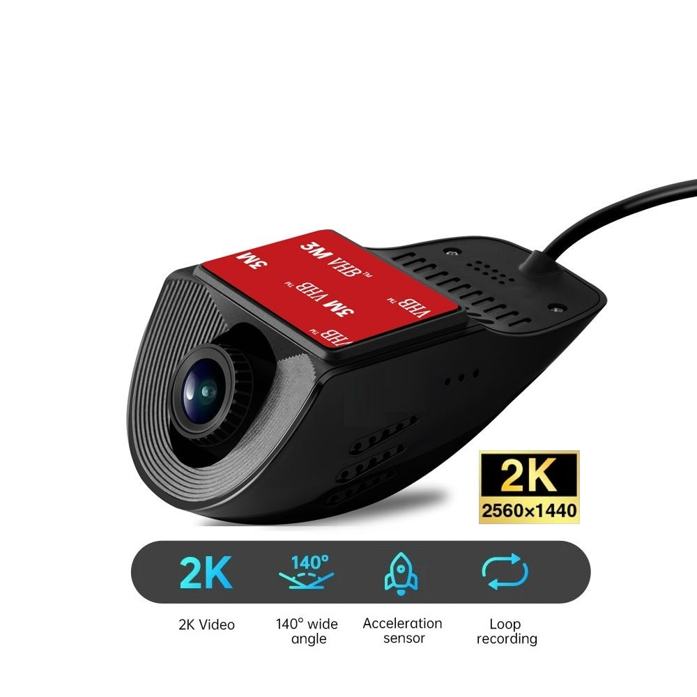 Camera auto 2K, viziune nocturna, DVR trafic