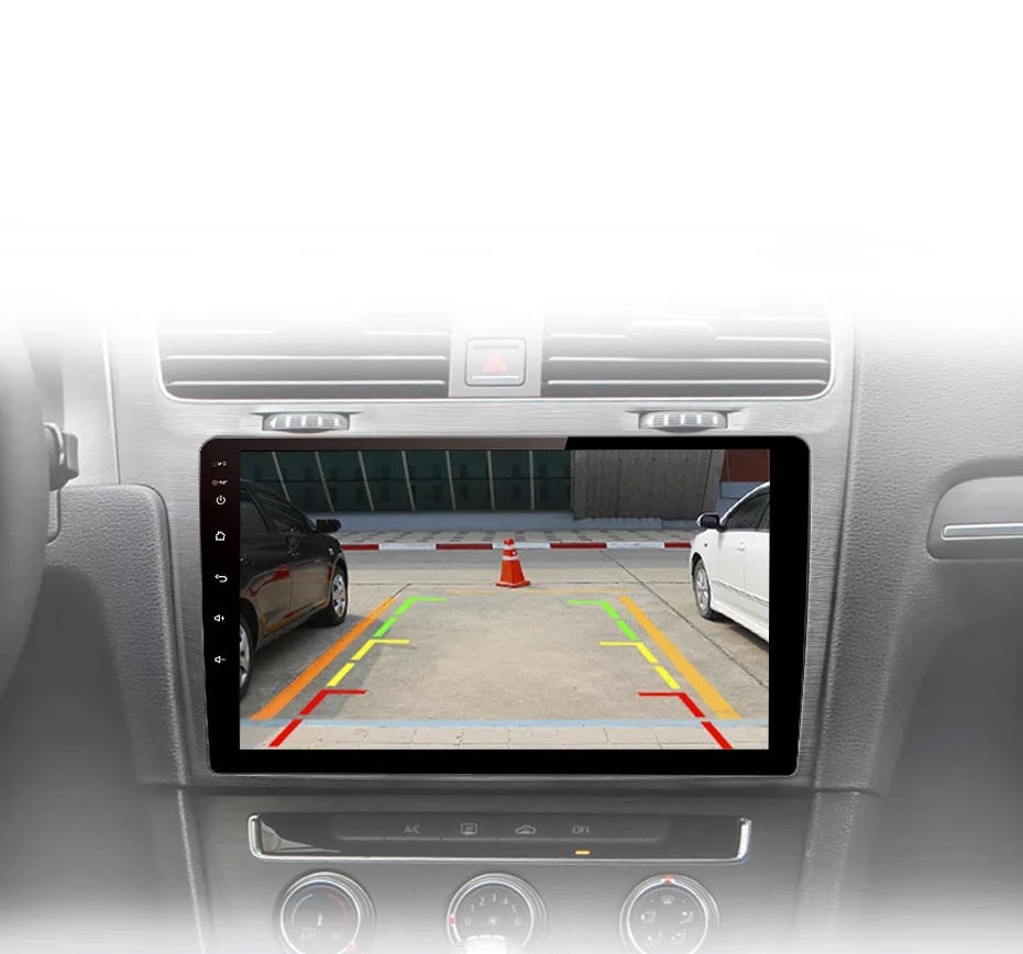 Navigatie Volkswagen Golf 7, Android, Ecran 10", Carplay / Android auto, argintiu