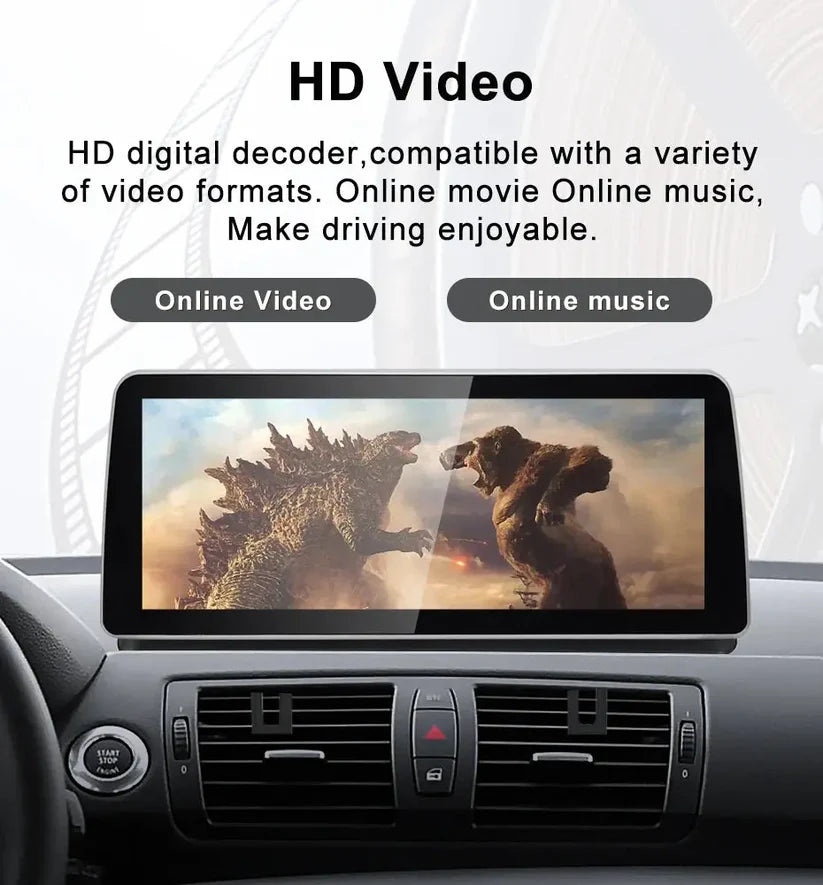 Navigatie Bmw Seria 1 E81 E82 E87 E88 (2003-2014), Android, Carplay / Android auto