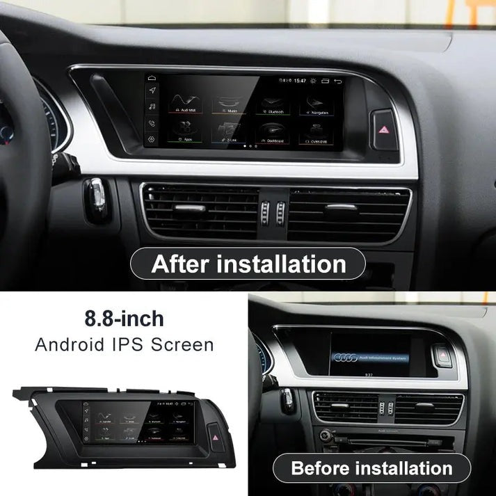 Navigatie Audi A4 / A5 B8 2008-2016, Android, Carplay, Bluetooth, Youtube, Waze