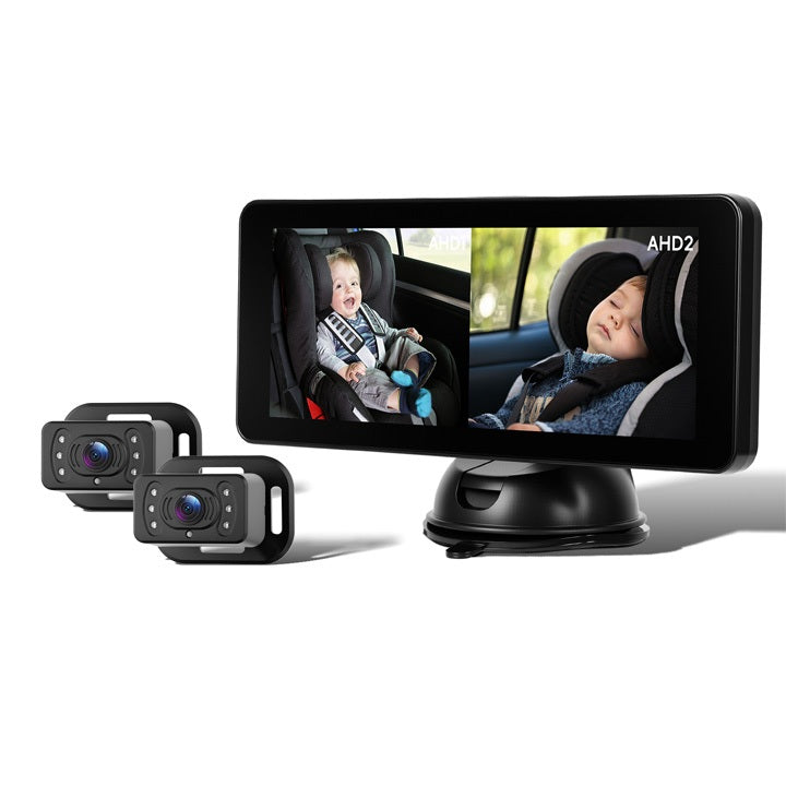 Kit monitor auto copii + camera supraveghere