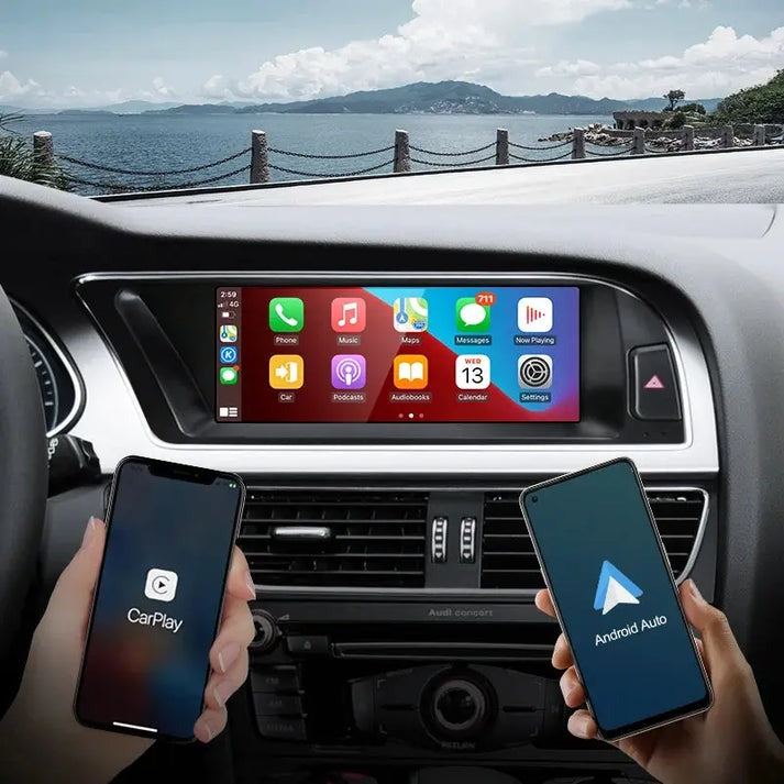 Navigatie Audi A4 / A5 B8 2008-2016, Android, Carplay, Bluetooth, Youtube, Waze