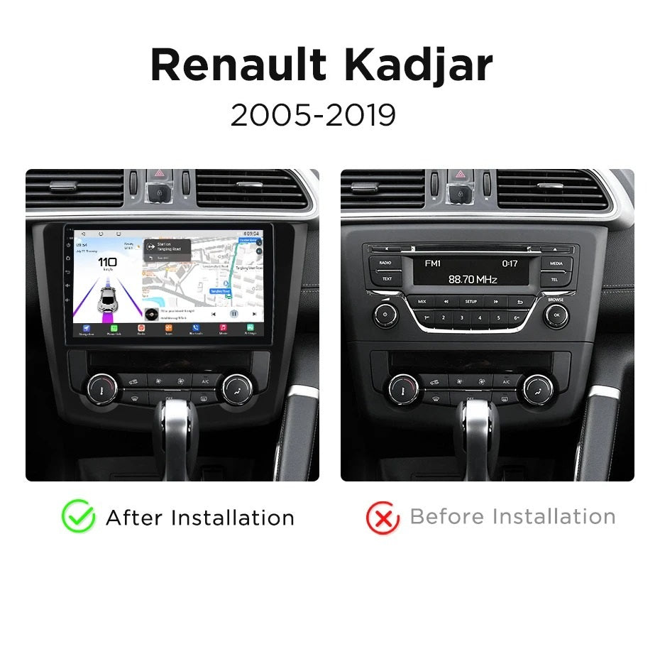 Navigatie Renault Kadjar (2015-2019), Ecran 9", Carplay / Android Auto