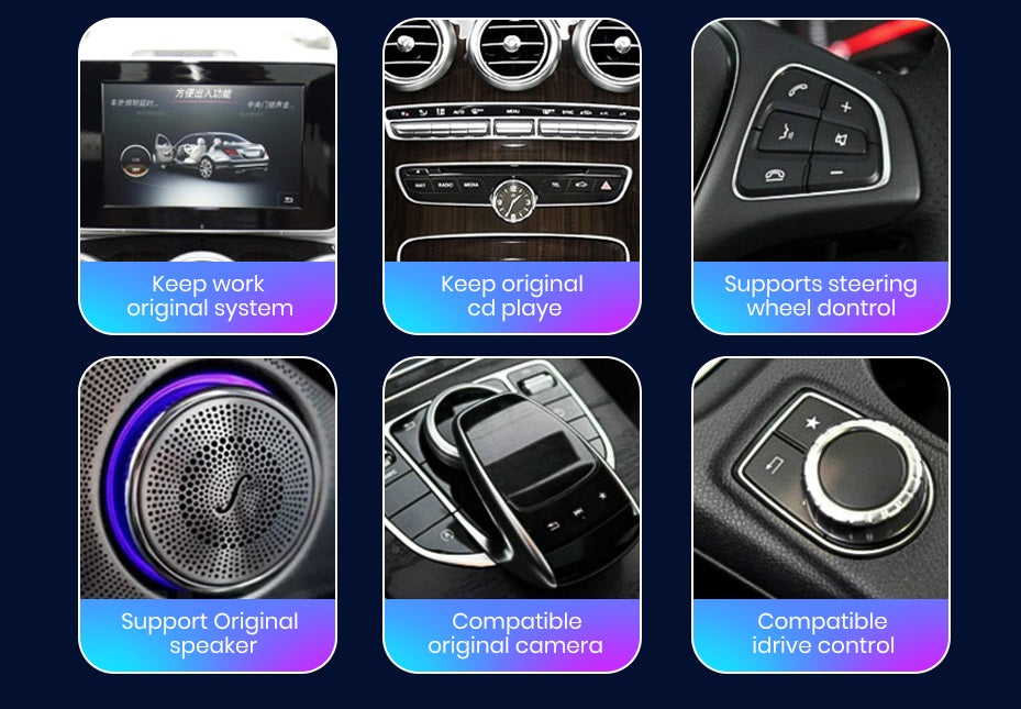 Navigatie Mercedes V-Class W447 (2014-2018), Android, Carplay / Android Auto NTG 5.0