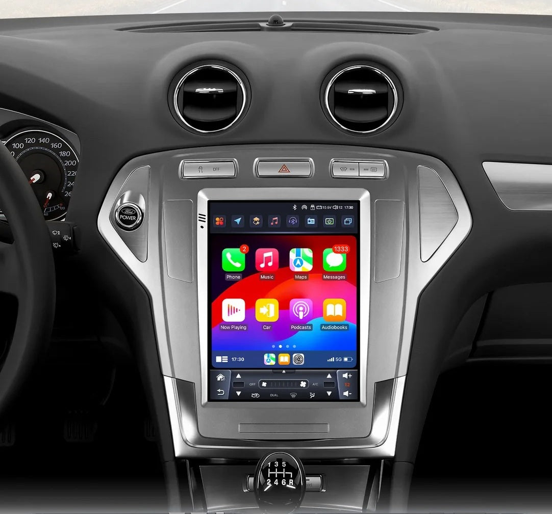 Navigatie Ford Mondeo 2007-2011, carplay / android auto, ecran tip tesla 9.7 inch