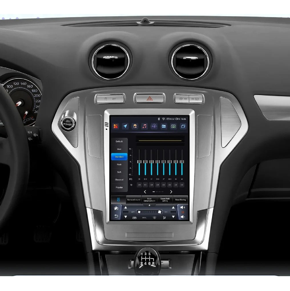 Navigatie Ford Mondeo 2007-2011, carplay / android auto, ecran tip tesla 9.7 inch