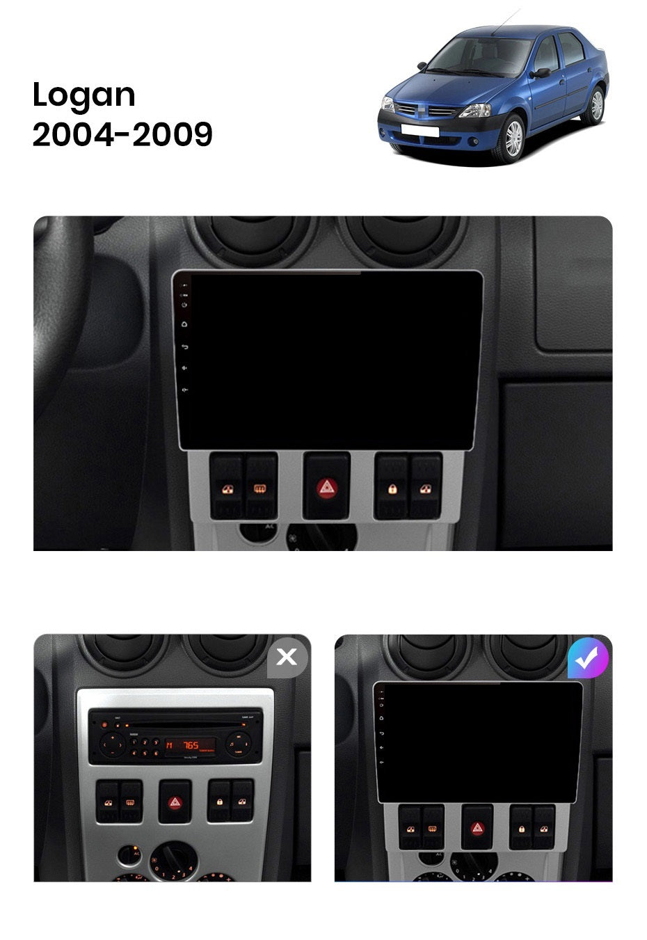 Navigatie Dacia Logan 1 (2004-2008), Android.