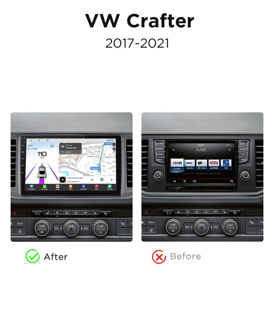 Navigatie VW Crafter (2017-2021), Android, Ecran 10", Carplay / Android Auto