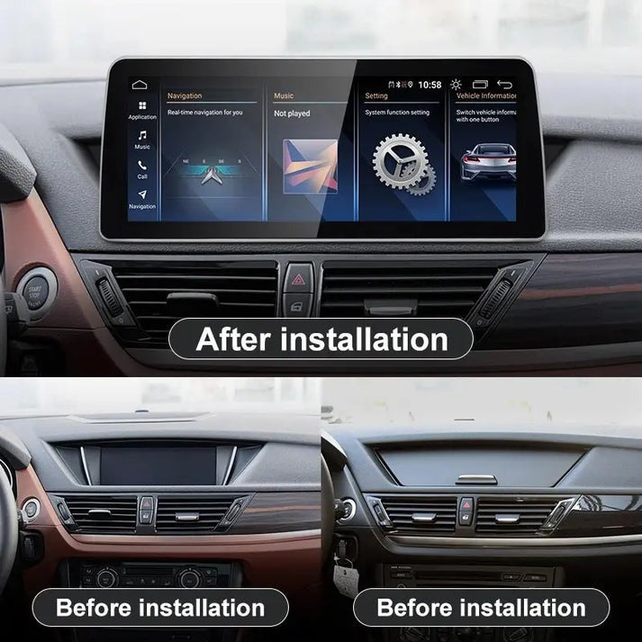 Navigatie Bmw X1 E84 (2009-2015), Android, 8GB 256GB, ecran 12.3 inch, sistem CIC
