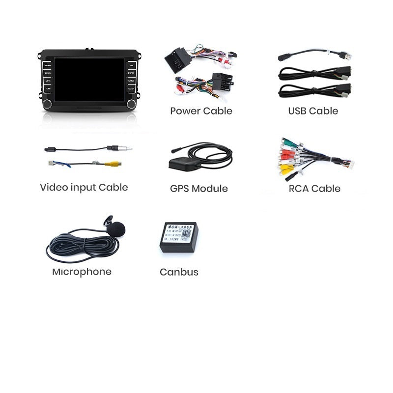 Navigatie dedicata Android 15, Volkswagen / Skoda / Seat, 4GB RAM carplay / android auto