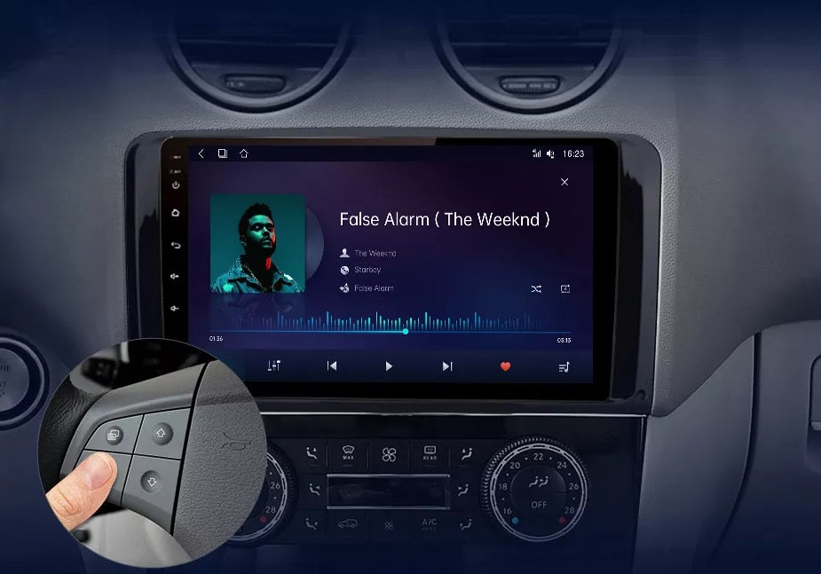Navigație Mercedes ML / GL W164 (2005-2009), Android, Ecran 7 inch, Carplay / Android Auto