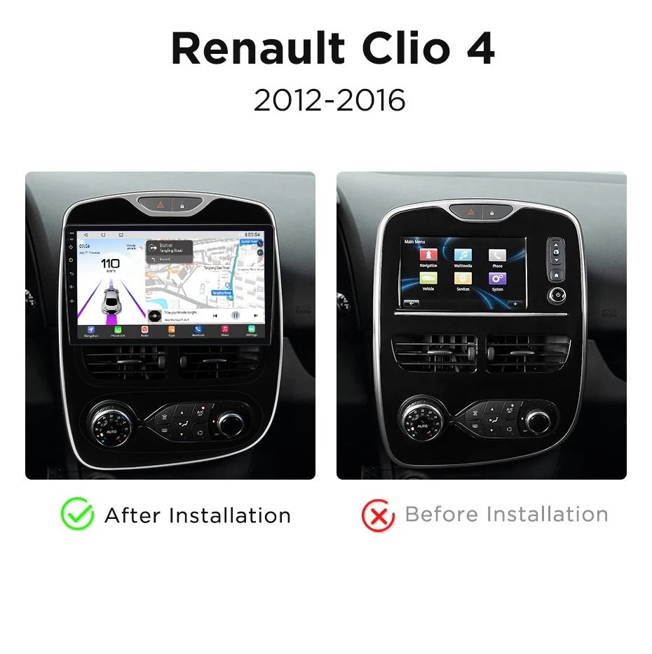Navigatie Renault Clio 4 (2012-2016),  Ecran 10", Carplay / Android auto