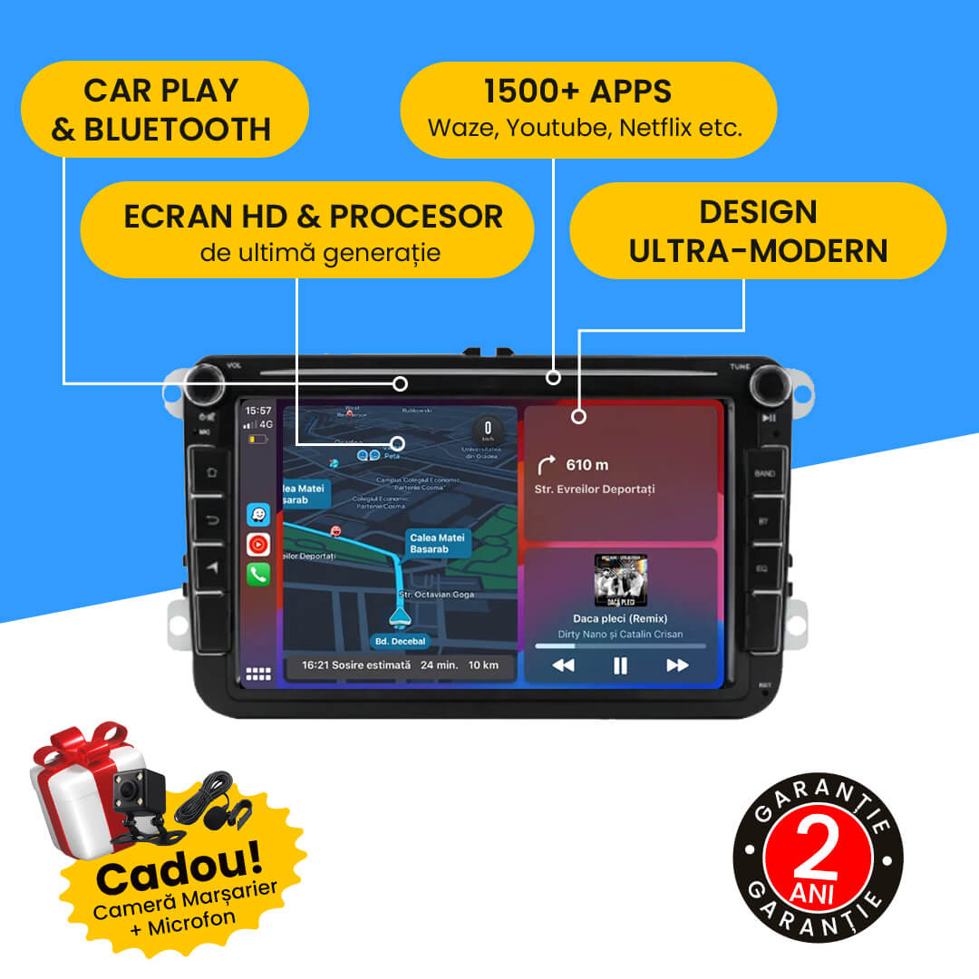 Navigatie VW Passat B6 (2004-2010), Android.