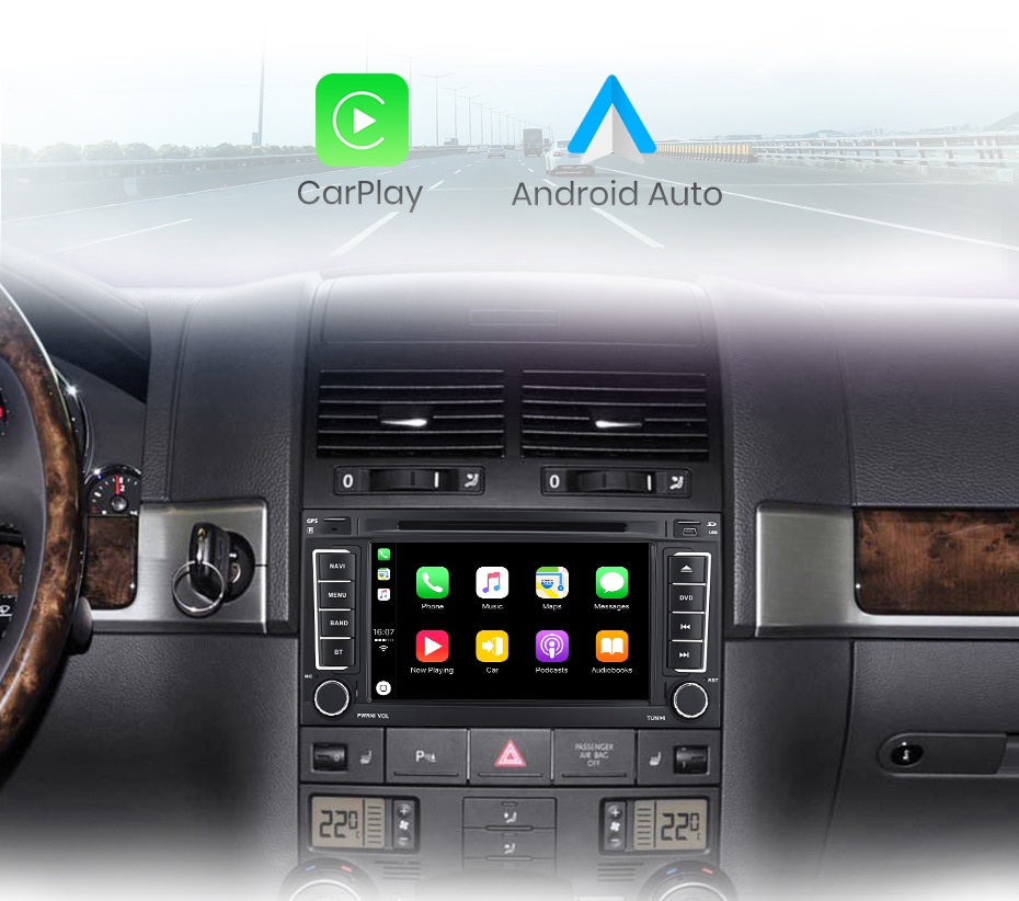 Navigatie VW Touareg 7l (2002-2010) Ecran 7 inch, 4GB RAM 64GB